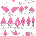 Оригами схема Краб