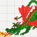 Огнедышащий дракон