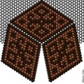 Треугольник из бисера 7