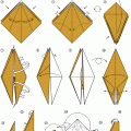 Оригами схема Орел