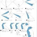 Оригами схема Пингвин