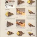 Оригами схема Птица