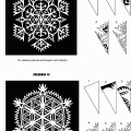 Снежинки из бумаги: схема 7