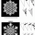 Снежинки из бумаги: схема 10