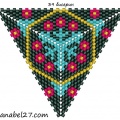 Треугольник из бисера 27