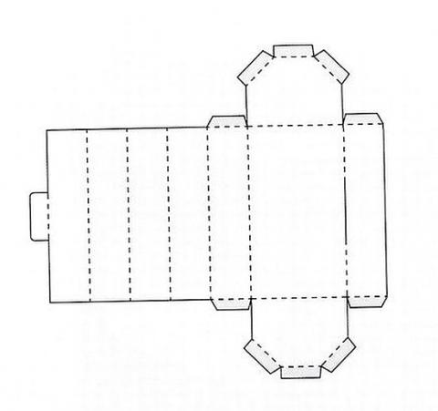 Коробка подарочная 8 схема