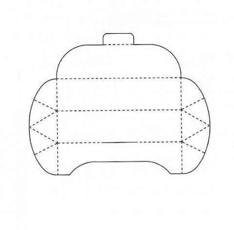 Коробка подарочная 12 схема